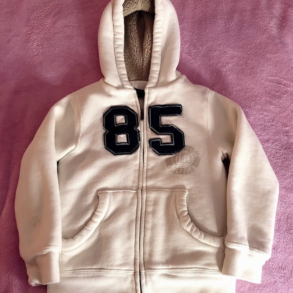Boys Tommy Hilfiger Sherpa Lined Hoodie